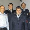 Führungswechsel: Benedikt Weis ist der neue Kommandant der Feuerwehr Ruppertshütten. Er löst Steffen Mantel ab, der sein Amt niedergelegt hatte. Im Bild von links: Vorsitzender und zweiter Kommandant Andreas Schwarz, der städtische Feuerwehr-Sachbearbeiter Klaus-Peter Schwind, Kreisbrandinspektor Harald Merz, Benedikt Weis, Steffen Mantel und der federführende Lohrer Kommandant Joachim Mantel.