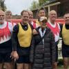Im Bild: Der erfolgreiche Achter bei der Bocksbeutelregatta in Würzburg.