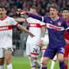 Am Dienstag sind Alexander Nübel (2. v. r.) und der VfB Stuttgart bei Juventus Turin zu Gast.