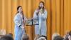 Mit der ganzen Bandbreite an verschiedenen Flöten begeisterten Marie Erndl und Tabea Wink vom Duo Energico die Schüler der Leo-Weismantel-Schule in Gemünden.