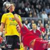 Aus allen Lagen: Janis Pavlovics war beim 38:19-Kantersieg des HSC Bad Neustadt mit elf Toren erfolgreichster Schütze.