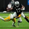 Die New York Jets haben Davante Adams (r) von den Las Vegas Raiders verpflichtet.