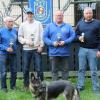 Die Pokalgewinner (von links): 1. Platz Rudolf Weberpals (MSC), 2. Platz Max Weberpals (MSC), 3. Platz Jens Schmidt (SMC Heuchelheim),  4. Platz Heribert Gertung (MSC).