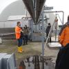 Bei einem Tag der offenen Tür im Abfallwirtschaftszentrum Rothmühle wurde die Technik der Müllverwertung erklärt.