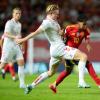 Lamine Yamal (r) fehlt den Spaniern in der Nations League gegen Serbien.