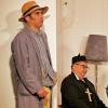 Madame Caterin bringt im Lustspiel des Jungen Theaters Rieden die Männer ganz schön auf Trapp (von links): Jochen Pfeuffer, Volker Sickinger, Martin Stark und Anja Heinisch.
