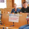 Das Würzburger Kinderuni-Team (von links): Hannah Genheimer, Stefanie Oehrlein, Manfred Vollrath und Paula Weber. Das Würzburger Kinderuni-Team (von links): Hannah Genheimer, Stefanie Oehrlein, Manfred Vollrath und Paula Weber.