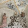 Sowohl die Figuren, vor allem aber das Deckengemälde der Randersackerer Ölberg.Kapelle sind sanierungsbedürftig.
