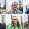 Setzen sich für die Gemeinschaft am Würzburger Heuchelhof ein : (von links oben) Teresa Horn, Egon Kitz, Reiner Maier, Martin Herrlein, Christiane Kerner und Alexander Kühn.