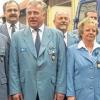 Ausgezeichnet: Curd Mohr, Geschäftsstellenleiter Bamberg, Landrat Thomas Bold und Ortsbeauftragter Helmut Rink (von links) sowie Bürgermeister Siegfried Erhard (rechts) ehrten (dazwischen von links) Richard Mauler, Manfred Rink, Manfred Werner, Ilona Fölck, Bernd Kirchner, Georg Bauer, Josef Schmitt und Stefan Herterich für jahrzehntelange Treue und Mitarbeit beim Technischen Hilfswerk.