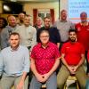 Die neue Vorstandschaft des SV Kleinochsenfurt mit den Ehrengästen der diesjährigen Mitgliederversammlung.