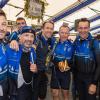 Großartige Stimmmung beim Weisbacher Oktoberfest. Nach dem Festzug wurden auf dem Sportplatz noch getanzt.