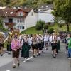 Großartige Stimmmung beim Weisbacher Oktoberfest. Nach dem Festzug wurden auf dem Sportplatz noch getanzt.