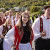 Großartige Stimmmung beim Weisbacher Oktoberfest. Nach dem Festzug wurden auf dem Sportplatz noch getanzt.