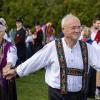 Großartige Stimmmung beim Weisbacher Oktoberfest. Nach dem Festzug wurden auf dem Sportplatz noch getanzt.