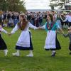 Großartige Stimmmung beim Weisbacher Oktoberfest. Nach dem Festzug wurden auf dem Sportplatz noch getanzt.