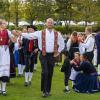 Großartige Stimmmung beim Weisbacher Oktoberfest. Nach dem Festzug wurden auf dem Sportplatz noch getanzt.