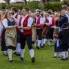 Großartige Stimmmung beim Weisbacher Oktoberfest. Nach dem Festzug wurden auf dem Sportplatz noch getanzt.