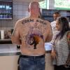 Viele Aussteller und Besucher trafen sich am Samstag bei der Tattoo und Art Convention in der Sennfelder Frankenhalle. Die Möglichkeit sich tätowieren zu lassen wurde gut genutzt.