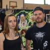 Viele Aussteller und Besucher trafen sich am Samstag bei der Tattoo und Art Convention in der Sennfelder Frankenhalle. Die Möglichkeit sich tätowieren zu lassen wurde gut genutzt.