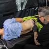 Viele Aussteller und Besucher trafen sich am Samstag bei der Tattoo und Art Convention in der Sennfelder Frankenhalle. Die Möglichkeit sich tätowieren zu lassen wurde gut genutzt.