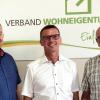 Wechsel an der Spitze (von links): Klaus Büttner, Vorsitzender im Bezirksverband, Janus Galka und Christian Roth