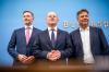 Wollen nochmal anpacken: Lindner, Scholz, Habeck. (Archivbild)