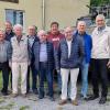 Von links: Udo Straub, Peter Schön, Bernhard Müller, Walter Vey, Kurt Back, Willi Schmitt, Michael Pöhnlein, Wolfgang Abschütz, Richard Knaier, Alois Gensler.