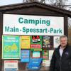 Ron van der Hout vom Campingplatz Main-Spessart-Park in Triefenstein-Lengfurt hofft noch auf eine Öffnung mit Beginn der Osterferien