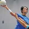 Treffsicher: Ramona Schmidt-Gerber warf für die Bad Neustädter Handballerinnen zwölf Tore in Bad Brückenau.