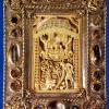 Das Kiliansevangeliar der ehemaligen Dombibliothek gehört zu den Schätzen der Unibibliothek Würzburg (im Bild: der Vorderdeckel).