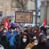 Demonstration des Antifaschistischen Aktionsbündnisses gegen Verschwörungsmythen in Bamberg.