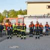 Im Feuerwehrgerätehaus Trappstadt  wurde ein Sprechfunklehrgang abgehalten. Unser Bild zeigt die Teilnehmer mit ihren Ausbildern.
