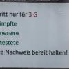 Gilt die 3 G-Regelung ab Samstag überall im Landkreis? Die aktuellen Inzidenzwerte deuten darauf hin.