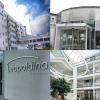 Die Kliniken Helios Elisabeth-Krankenhaus Bad Kissingen, ehemalige Prümmer- jetzt Hescuro-Klinik Bad Brückenau, das Leopoldina Schweinfurt und der Campus Bad Neustadt