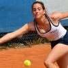 Anne Knüttel (TC Weiß-Blau Würzburg) legte großen Kampfgeist bei ihrem 7:6, 7:5 Einzelsieg gegen Manching an den Tag.