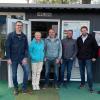 Die Freien Wähler Karlstadt erkundigten sich vor Ort bei den beiden Pächtern Guido Amthor und Gabi Pinna (Mitte) über aktuellen Zustand und Entwicklungsperspektiven des Karlstadter Campingplatzes.