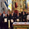 Im Rahmen des Gottesdienstes konnten einige Floriansjünger für 25 bzw. 40 Jahre aktiven Feuerwehrdienst mit einer staatlichen Ehrung gewürdigt werden.
