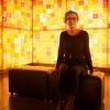 Inge Gutbrod während ihrer Eröffnung der Ausstellung "Take a bath in my light-soaked bodies" in der Kunsthalle Schweinfurt.