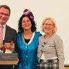 Bürgermeister B. Klein, Ines Procter und Elfriede Pfannes.
