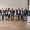 Zwölf Mitarbeitende des Landratsamtes wurden in diesem Jahr für 40 Jahre im öffentlichen Dienst ausgezeichnet, von links: Personalratsvorsitzender Holger Ebert, Manfred Theisz, Klaus Sommer, Petra Oberst, Rita Stolz, Carmen Tremmel, Landrat Christoph Schauder, Birgit Nahm, Hans-Peter Scheifele, Kreisrat Joachim Döffinger, Kreisrat Albrecht Rudolf, Mathias Mattmüller, Siegmar Weber. Auf dem Bild fehlen Christina Dix, Karin Stark und Hiltrud Ricken.