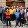Auf dem Foto vorne von links: Peter Lorber, Christoph Winkler, Dagmar Gerhart-Klauer, Ingrid Bauer, Franz Rebhahn, hinten von links: Ewald Leifeld, Hartmut Fallenbacher, Franz Hertl, Herbert Schmitt, Peter Leisentritt, Peter Lorber,  Gisela Jäger, Karl Jäger, Bernhard Ruß, Winfried Rauschert, Ingrid Schneider, Gerti Sauer, Hubert Hefter, Roland Mayer, Armin Schmidt, Ludger Maag.