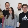 Der Vorstand des neu gegründeten Jugendvereins "Jugendraum Wollbach" mit den drei Vorsitzenden (hinten von links) Linus Marschall, Maximilian Gensler und Moritz Wirsing sowie Jugendvertreter Hannes Bruckmüller und (vorne von links) Schriftführerin Johanna Gensler, Kassenwartin Luisa Zirk und dem Jugendvertreter für die jüngeren Mitglieder, Hendrik Schroll