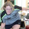 Die Spielgemeinschaft Bad Neustadt hat durch einen 6:2-Erfolg die Tabellenführung in der Bayernliga Nord verteidigt. Bettina Behr (im Bild) erzielte 566 Holz und gewann ihr Duell. 