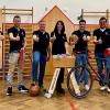 Die TSV-Vorstandschaft gab den Startschuss für die Sportabzeichen-Aktion (von links): Christian Schreier, Steffen Freitag, Thomas Schmitt, Sabine Müller, Jonas Hohmann, Marco Will und Johannes Benkert.