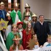 Sternsinger aus dem Bistum Würzburg haben Ministerpräsident Markus Söder den Segen in die Bayerische Staatskanzlei gebracht. Darunter waren auch Sternsinger aus Volkach.