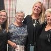 Alexandra Eckert (Zweite von rechts) von der Adler-Apotheke in Fladungen ehrte die Mitarbeiterinnen Yvonne Mehler, Anita Hohmann und Claudia Abe.