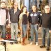 Sternallee in der Besetzung Rolf Denner, Matthias E.Gahr, Susanne Scherer, Stefan Issig und Michael Aust nach ihrem Konzert in der Pfarrkirche Grettstadt.