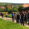 Fand zahlreiche Interessierte, der Grenzgang in Elfershausen im dritten Teilstück der Gemarkung.