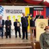 Mit einem dreitägigen Fest feierte die Freiwillige Feuerwehr Neubrunn zusammen mit Schirmherr Landrat Thomas Eberth ihren 130. Geburtstag mit einer Löschwasser Party und vielen Ehrungen und einem tollen Festzug bei verspäteten "April-Wetter" mit Sonne und Regen aber immer mit super Stimmung.